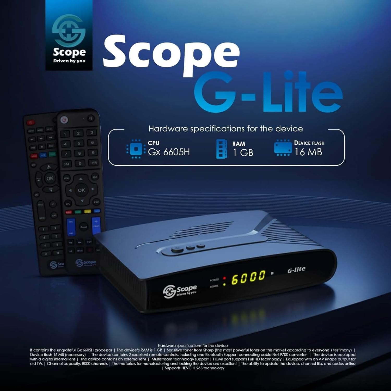 رسيفر Scope G-Lite